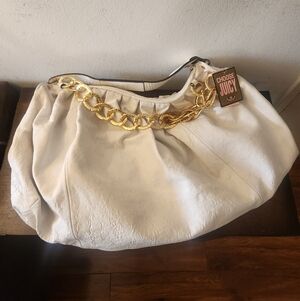 Juicy Couture | White Leather Hobo Bag